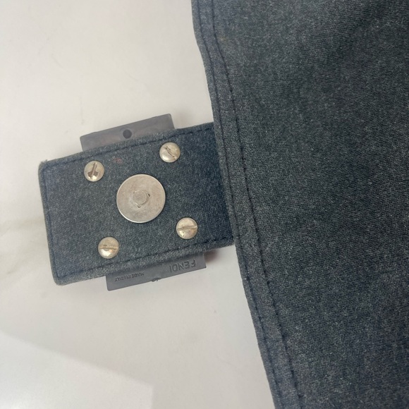 FENDI Jersey Mama Baguette Charcoal Grey - Picture 5 of 10